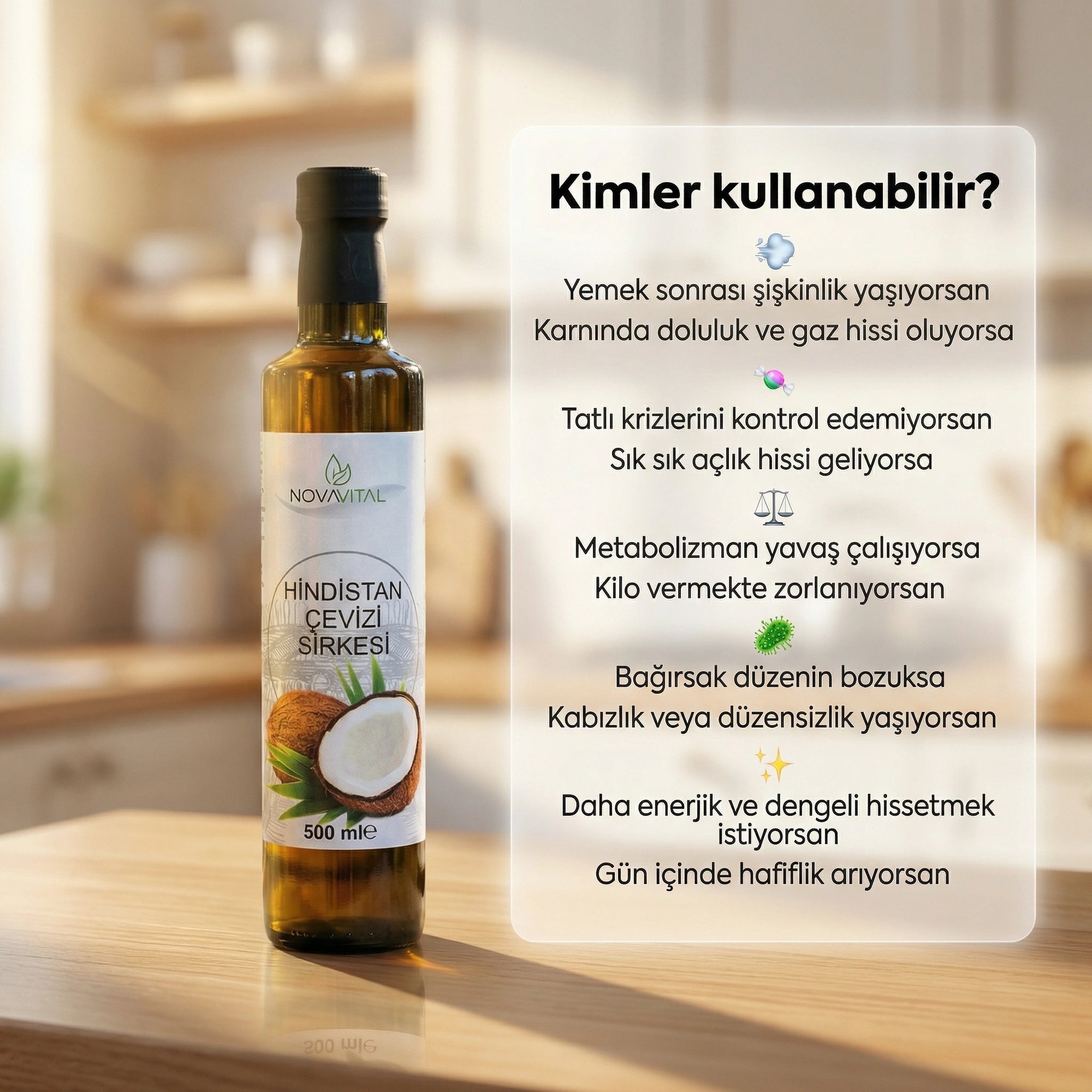 Hindistan Cevizi Sirkesi