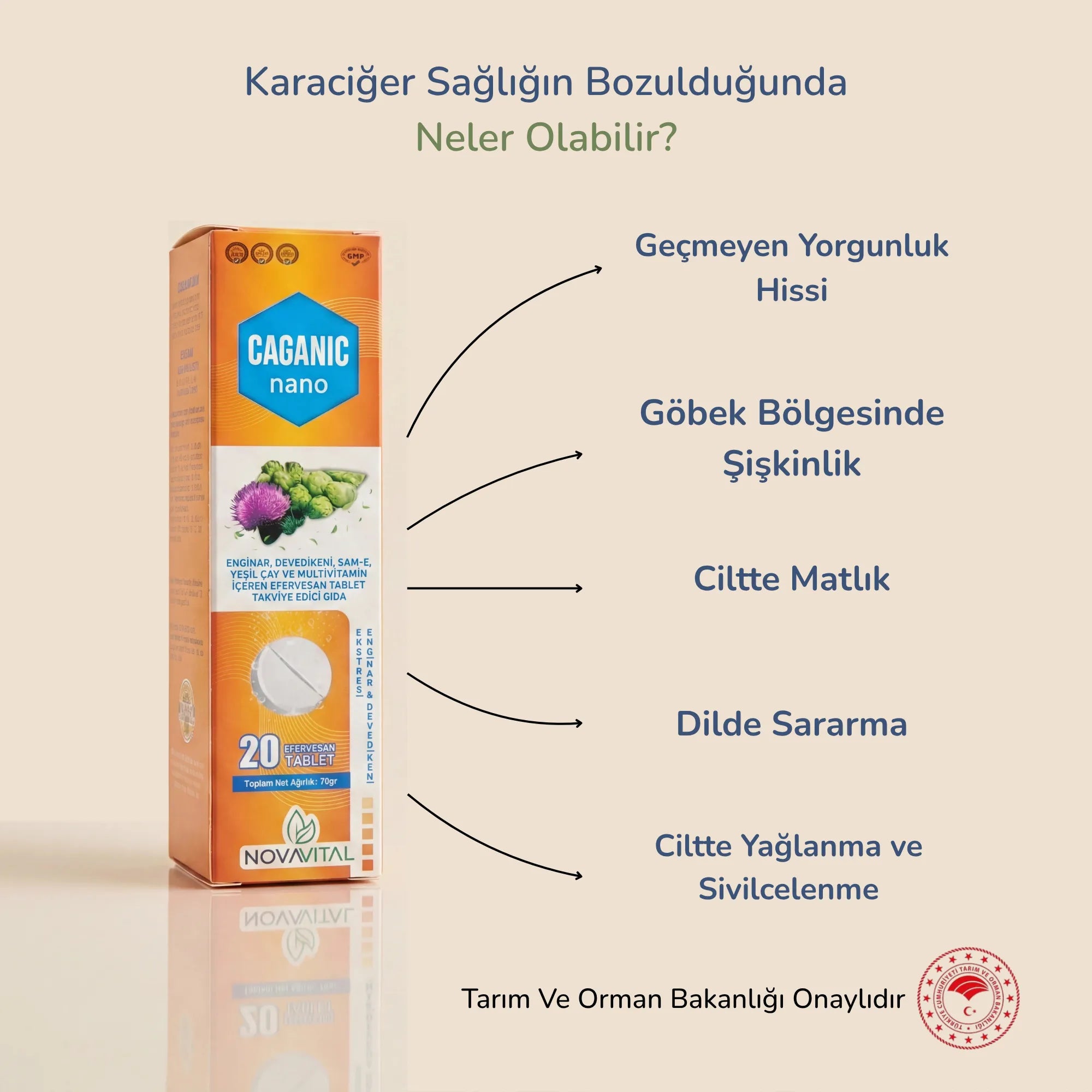 Caganic Nano - Karaciğer Sağlığı Desteği | Efervasan Tablet