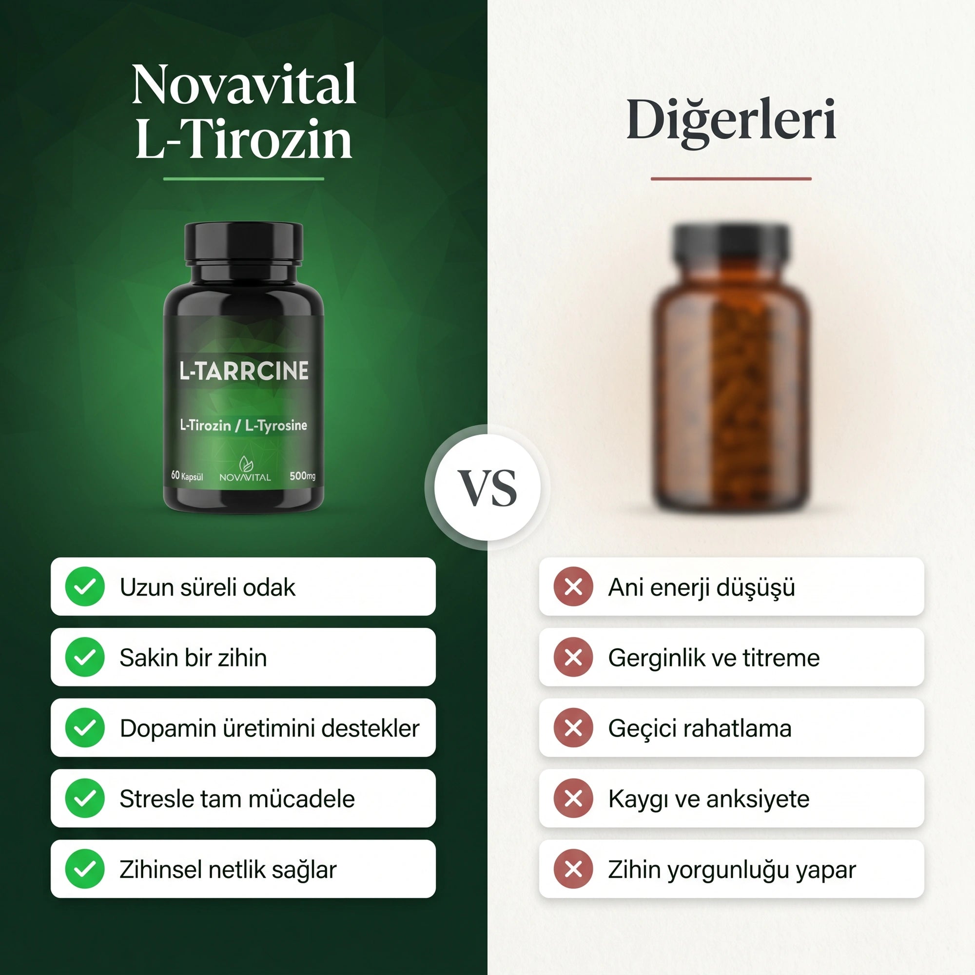 L-Tarrcıne — Odaklanma Dostu Vitamin Takviyesi