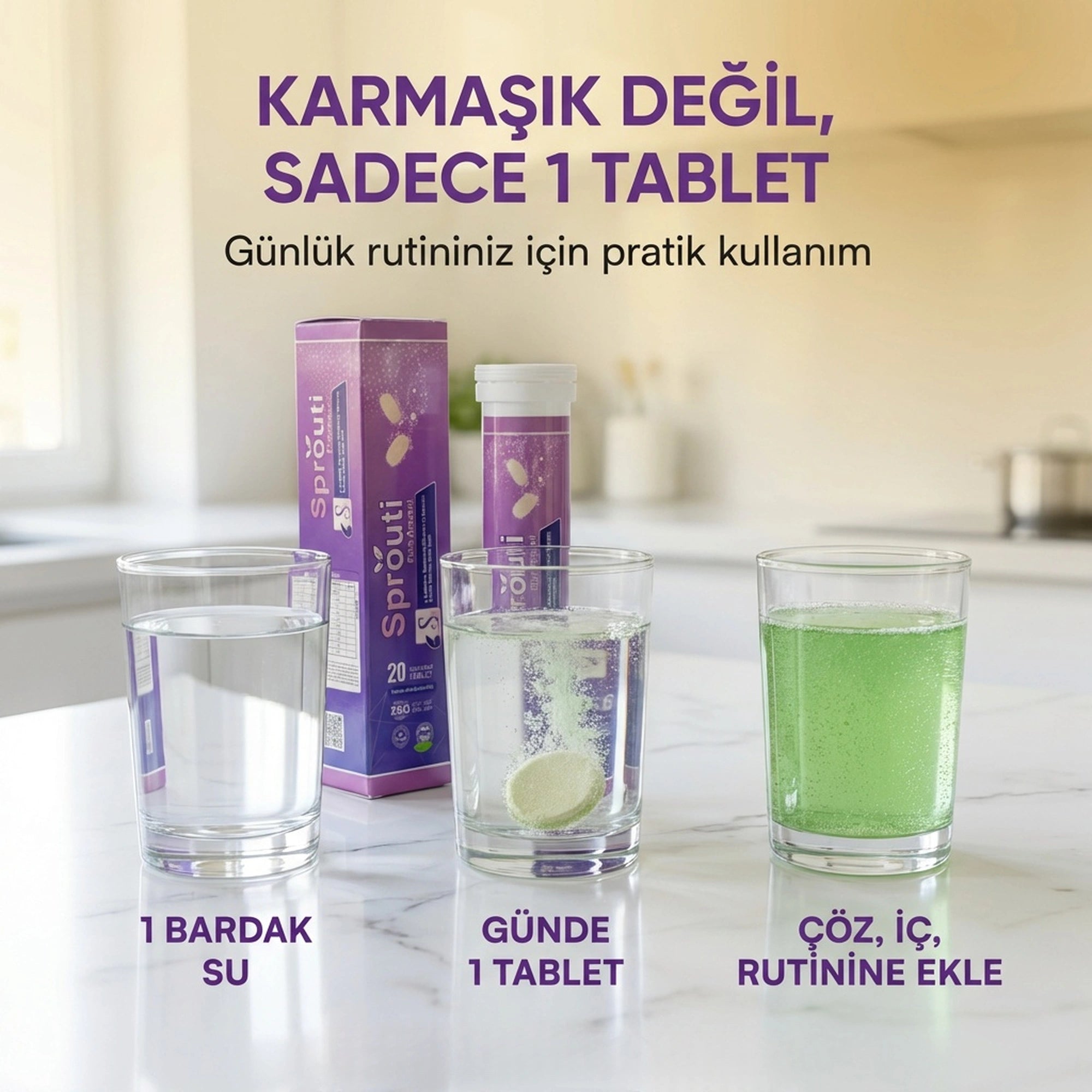 Sprouti — Sindirim ve Metabolizma Desteği Takviye Gıda